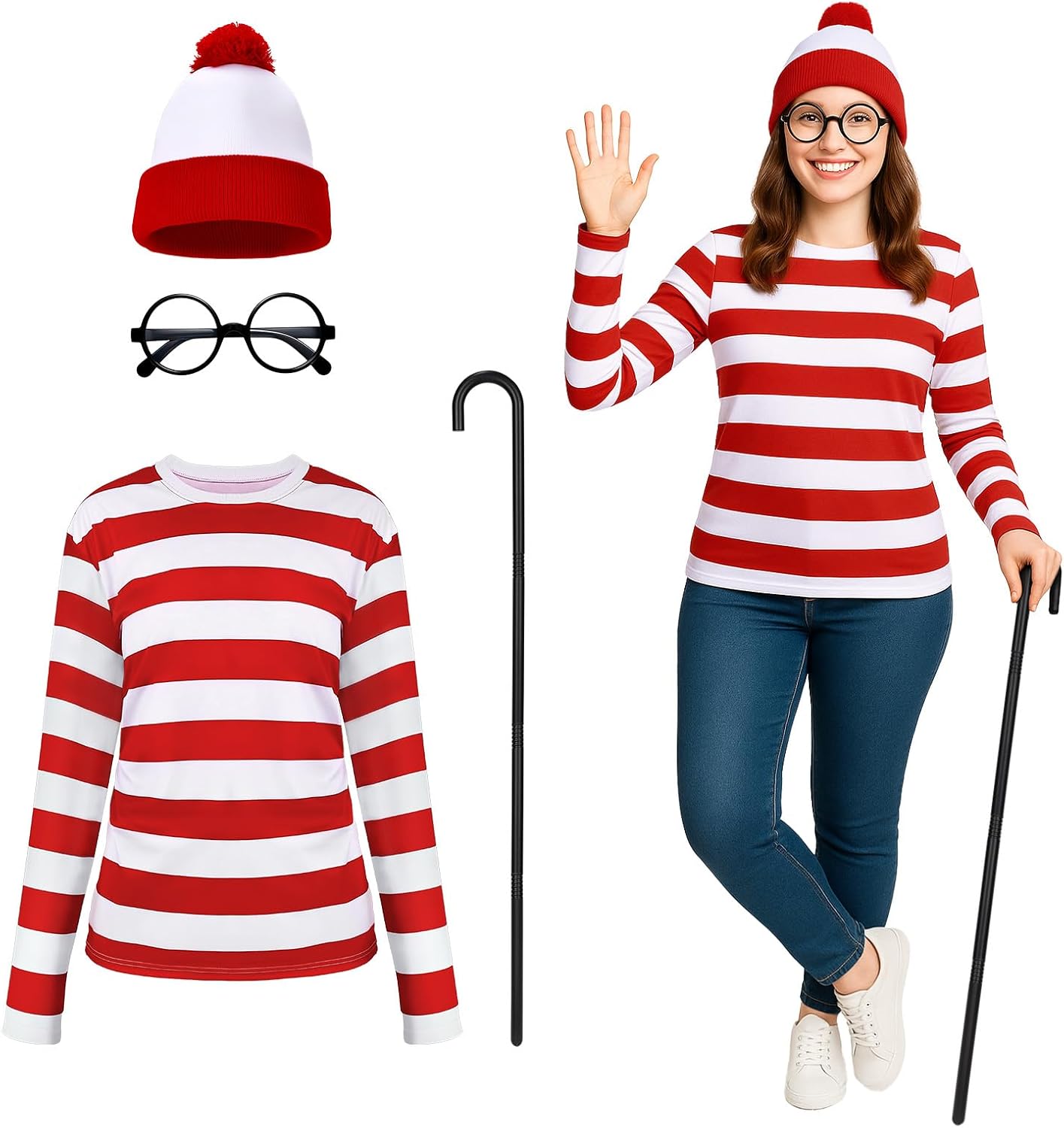 Certified Adult Red & White Striped — WeirdThingsToBuy weird find
