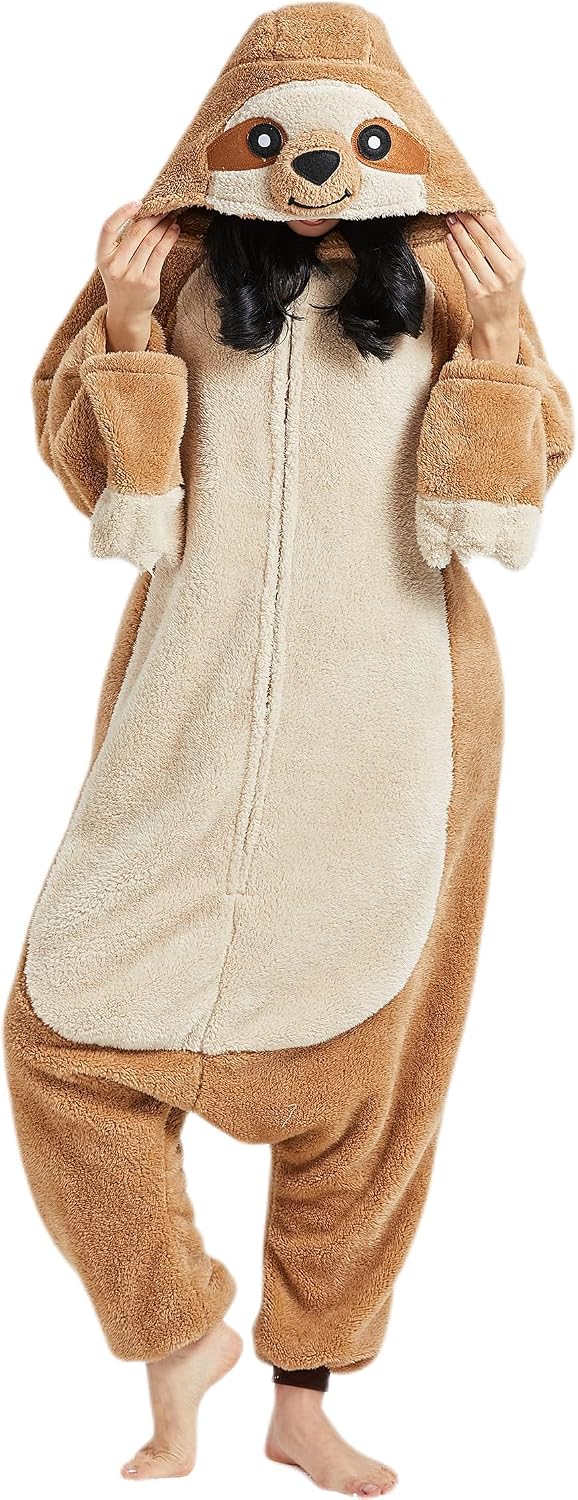 Certified Adult Sloth Onesie Women Men — WeirdThingsToBuy weird find