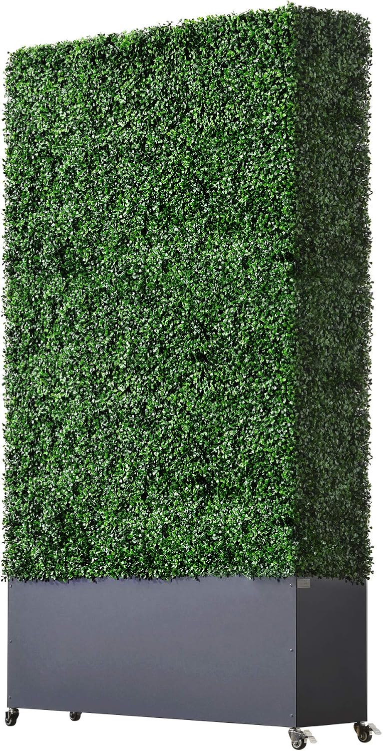 Certified Agpl Artificial Hedge Wall Dark — WeirdThingsToBuy weird find