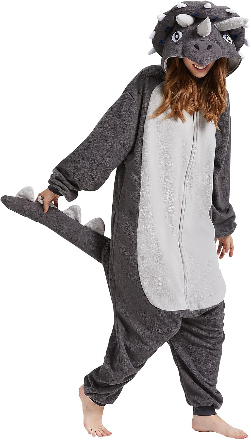 Certified Animal Triceratops Onesie Pajamas Unisex — WeirdThingsToBuy weird find