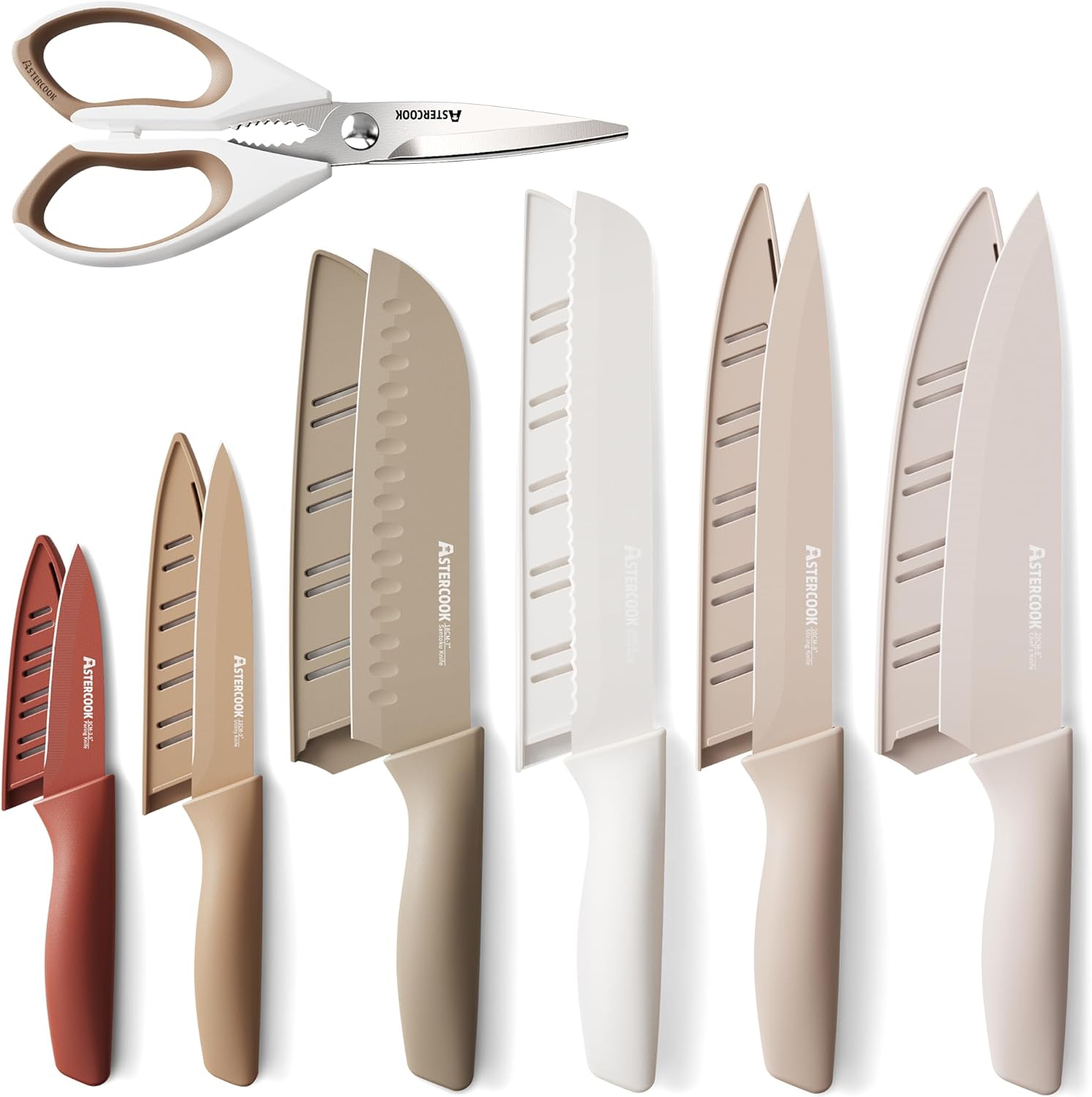 Certified Astercook Knife Set 13 Kitchen — WeirdThingsToBuy weird find