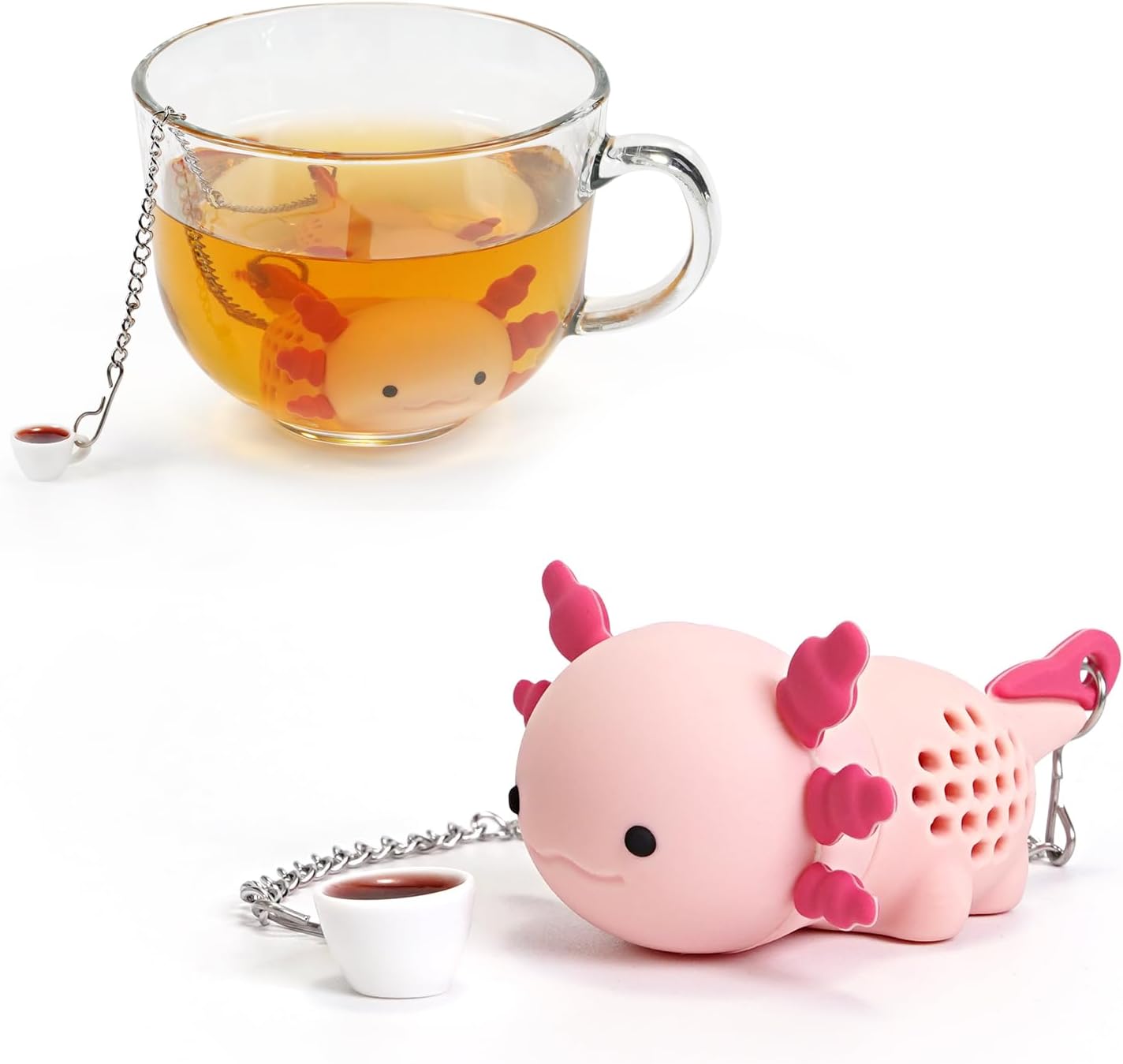 Certified Axolotl Tea Infuser Silicone Loose — WeirdThingsToBuy weird find