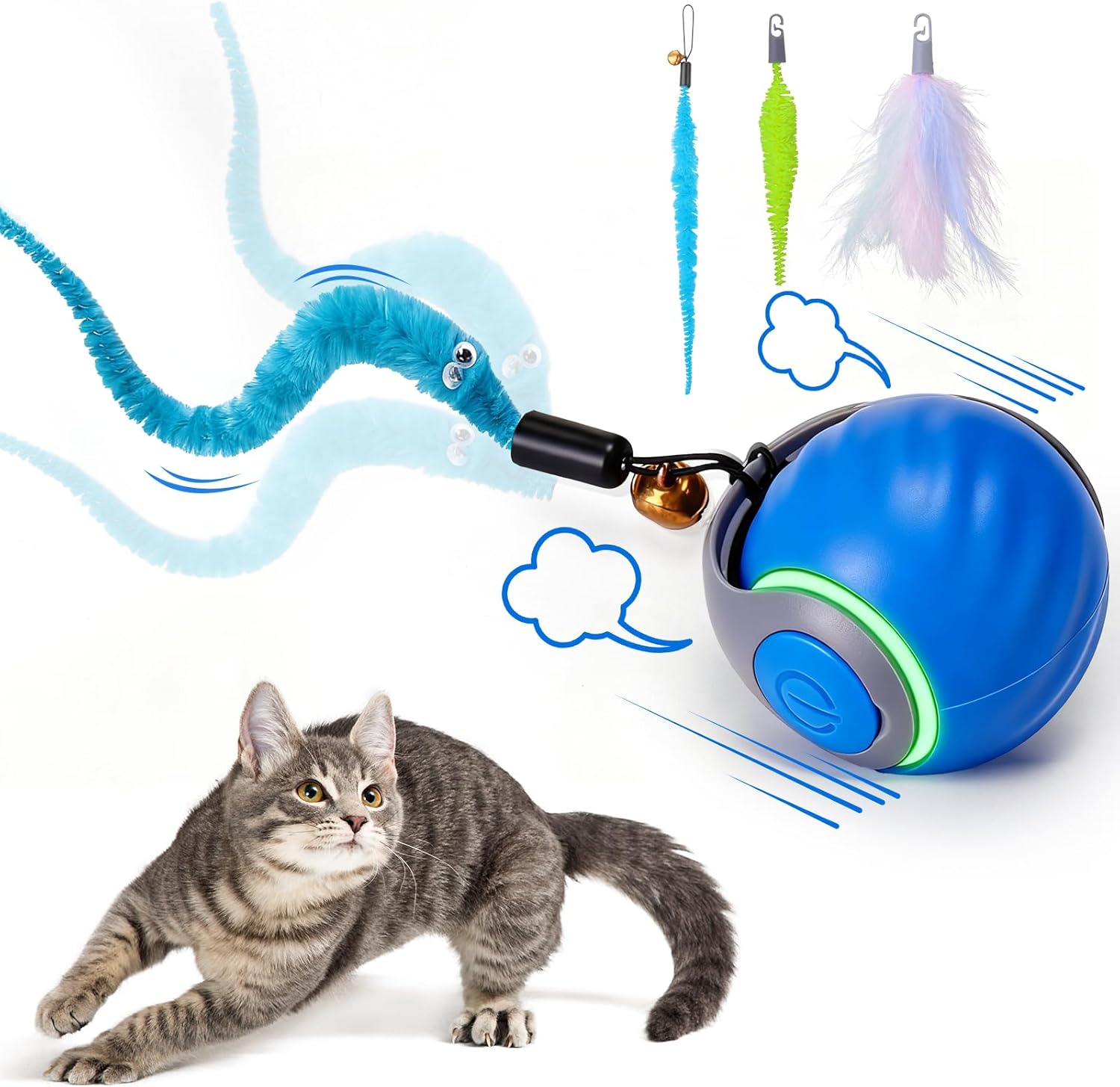 Certified Baborui Interactive Cat Toy Ball — WeirdThingsToBuy weird find