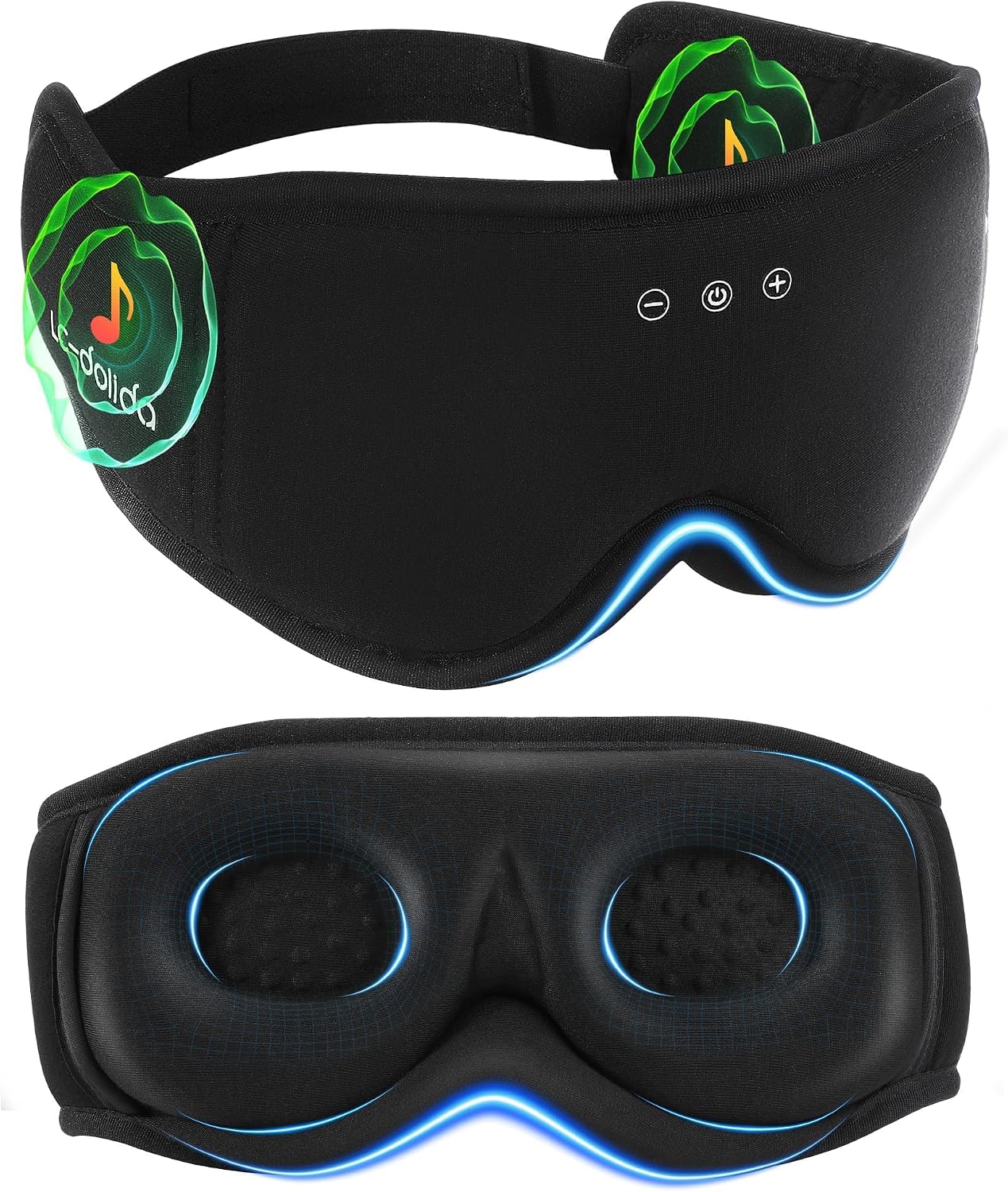 Certified Bamboocotton 3d Bluetooth Sleep Mask — WeirdThingsToBuy weird find