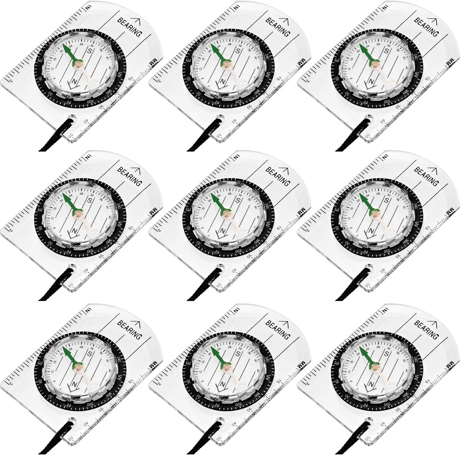 Certified Bbto 9 Orienteering Compass Hiking — WeirdThingsToBuy weird find