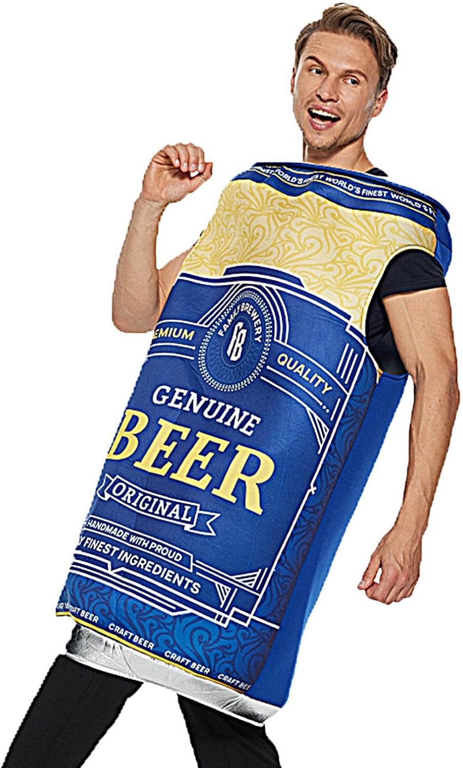 Certified Beer Can Costume Halloween Funny — WeirdThingsToBuy weird find
