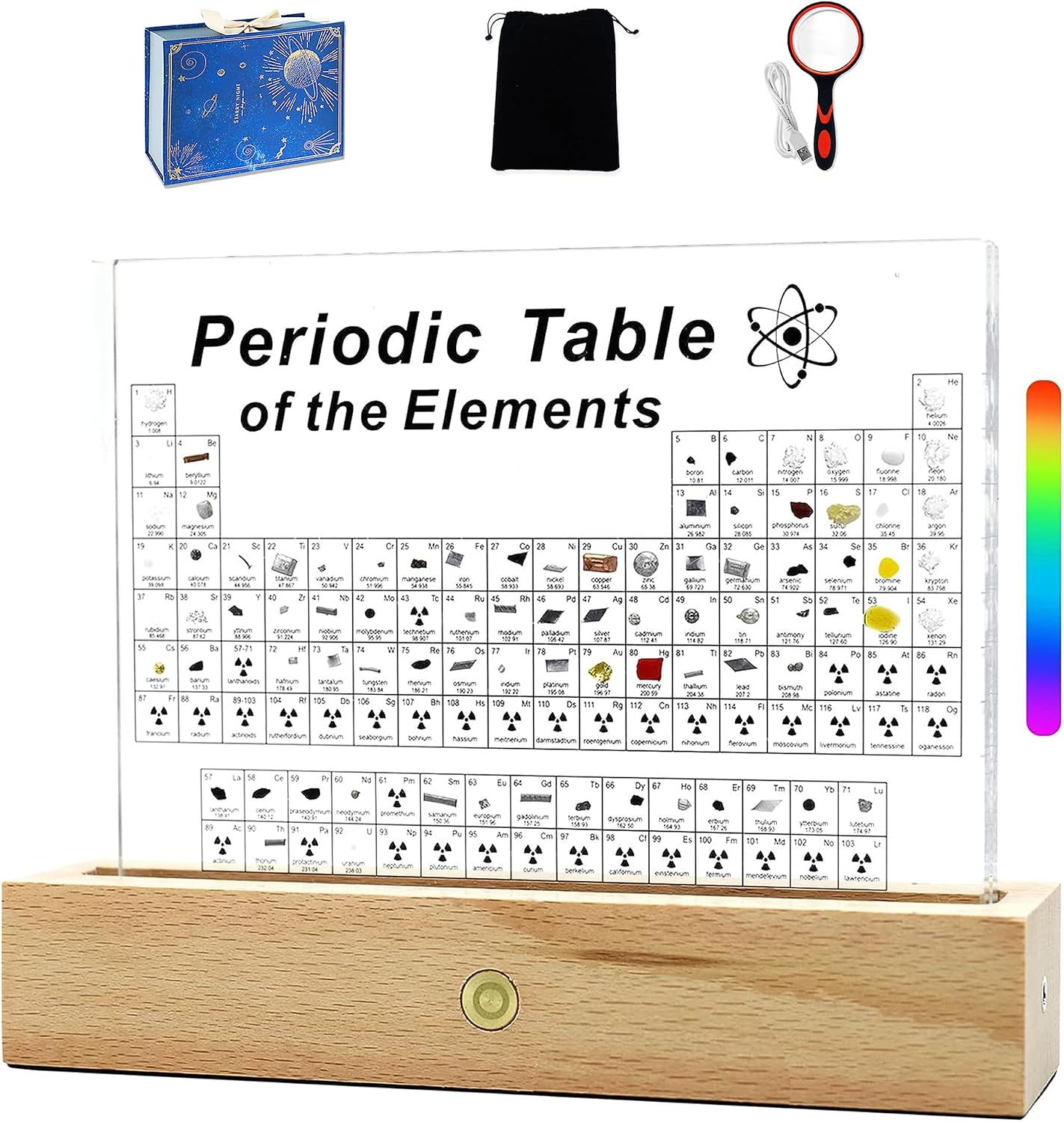 Certified Bewitu Periodic Table Real Elements — WeirdThingsToBuy weird find