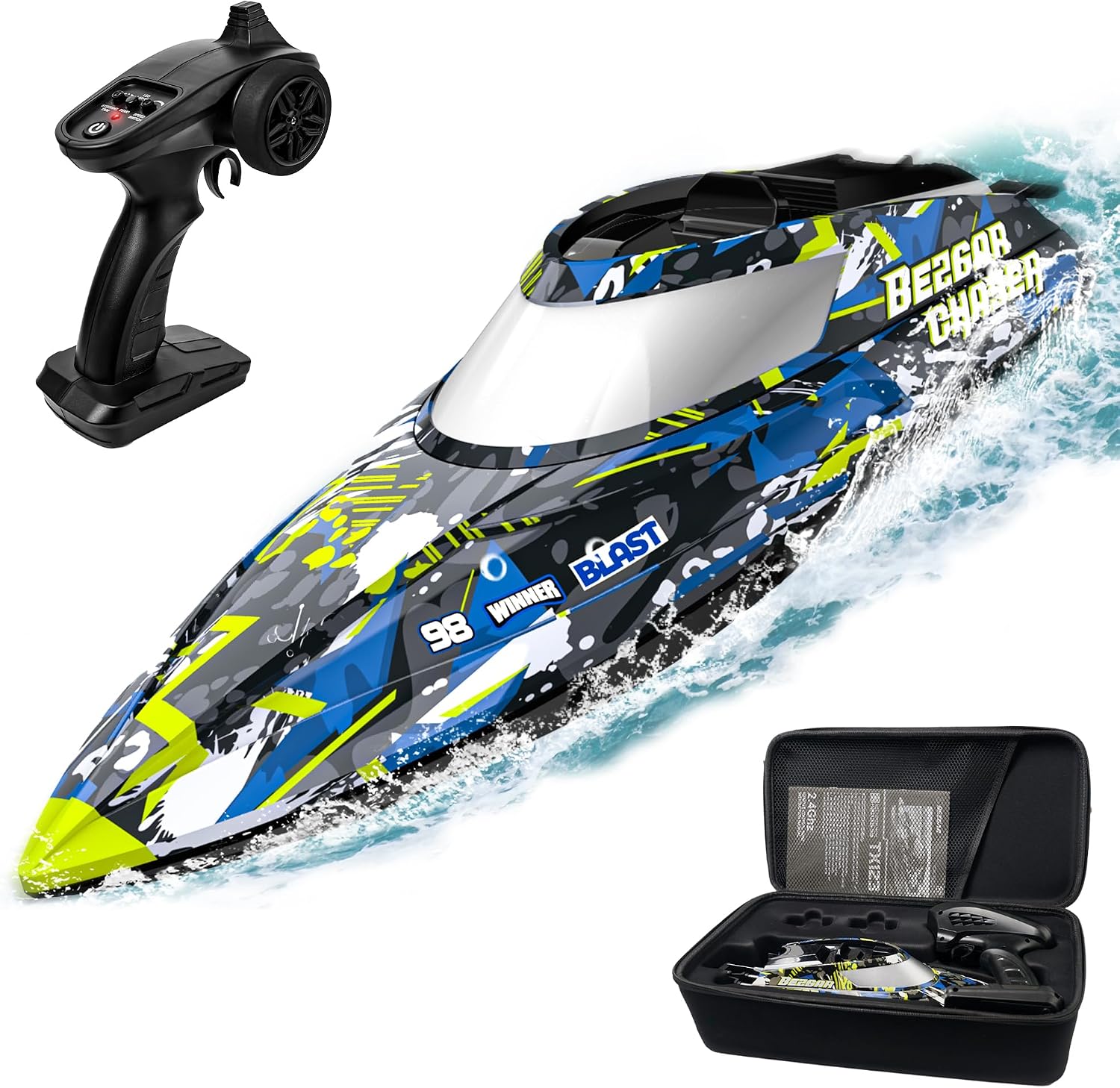 Certified Bezgar Tx123 Remote Control Boats — WeirdThingsToBuy weird find