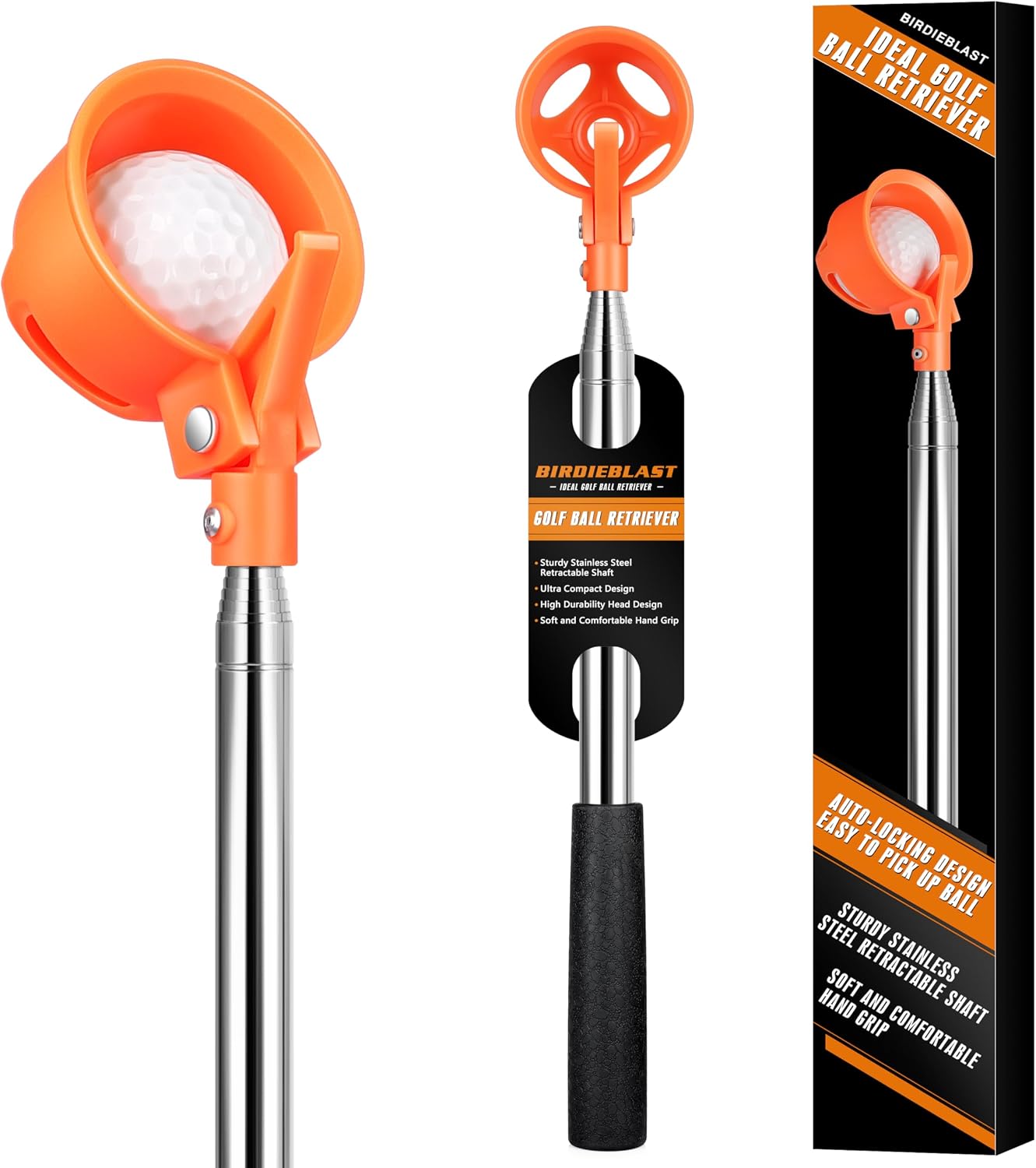 Certified Birdieblast Golf Ball Retriever Telescopic — WeirdThingsToBuy weird find