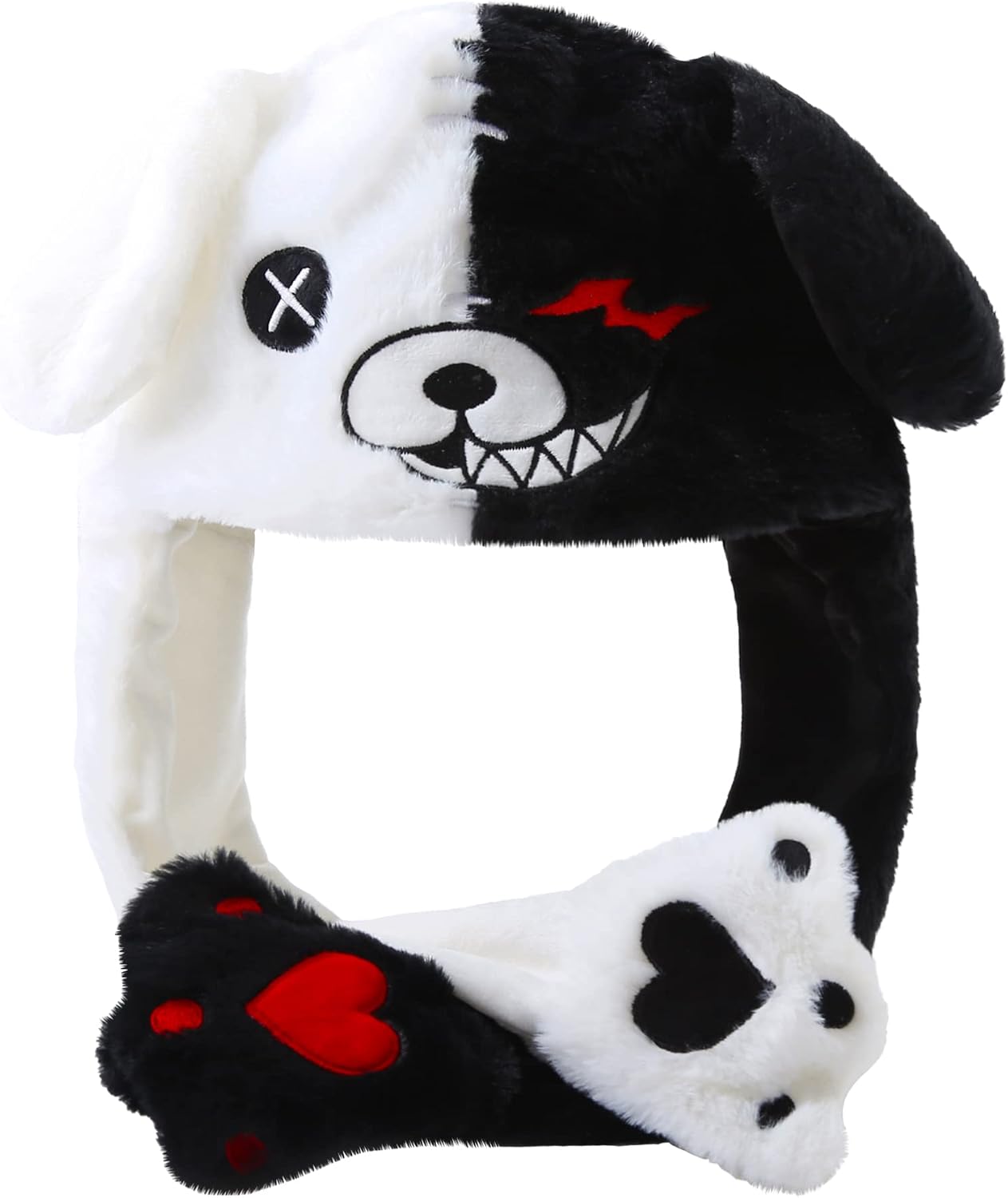 Certified Black White Bear Hat Moving — WeirdThingsToBuy weird find