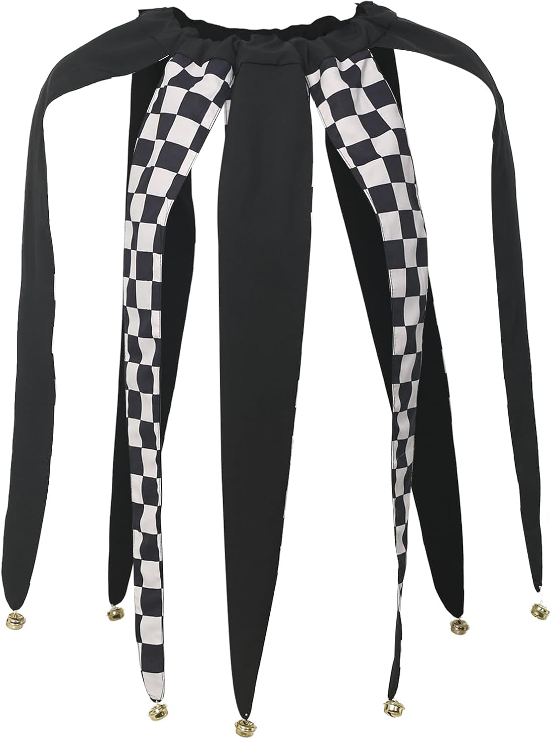 Certified Black White Checkered Jester Hat — WeirdThingsToBuy weird find