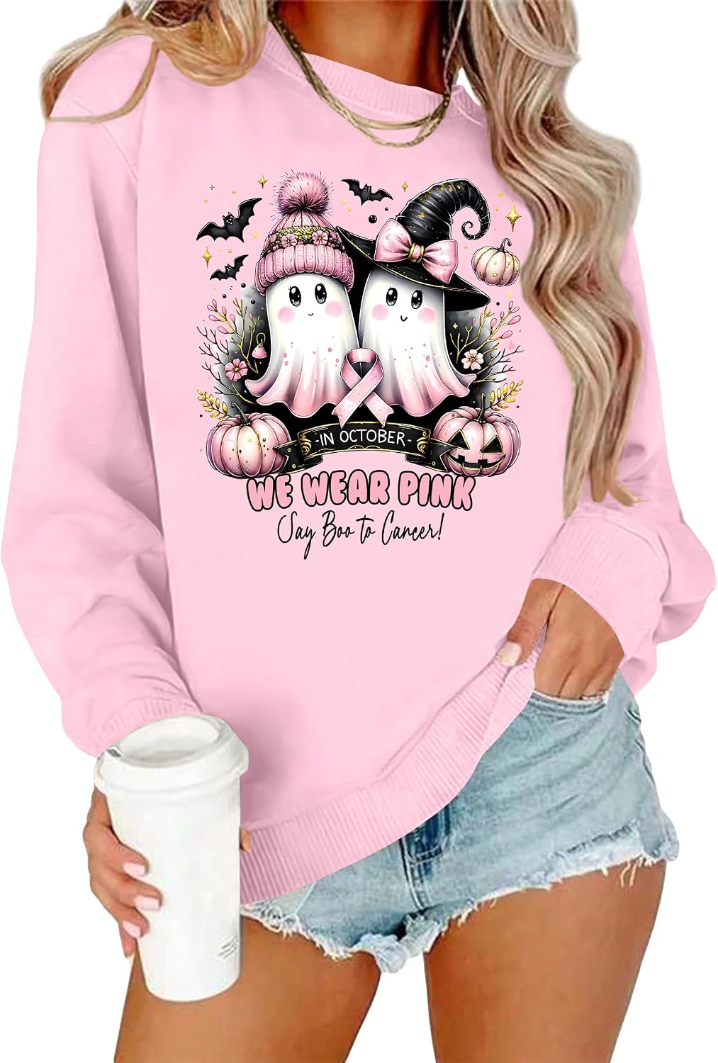 Certified Breast Cancer Sweatshirts Women in — WeirdThingsToBuy weird find