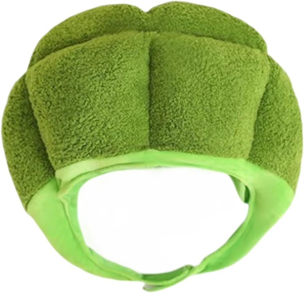 Certified Broccoli Plush Hat Adults Unique — WeirdThingsToBuy weird find