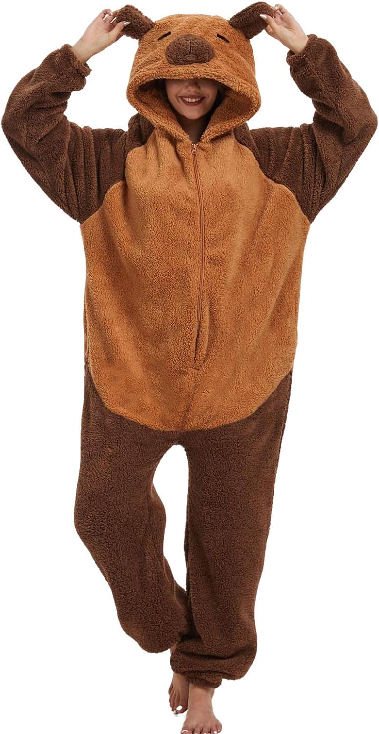 Certified Capybara Zipper Onesie Pajamas Unisex — WeirdThingsToBuy weird find