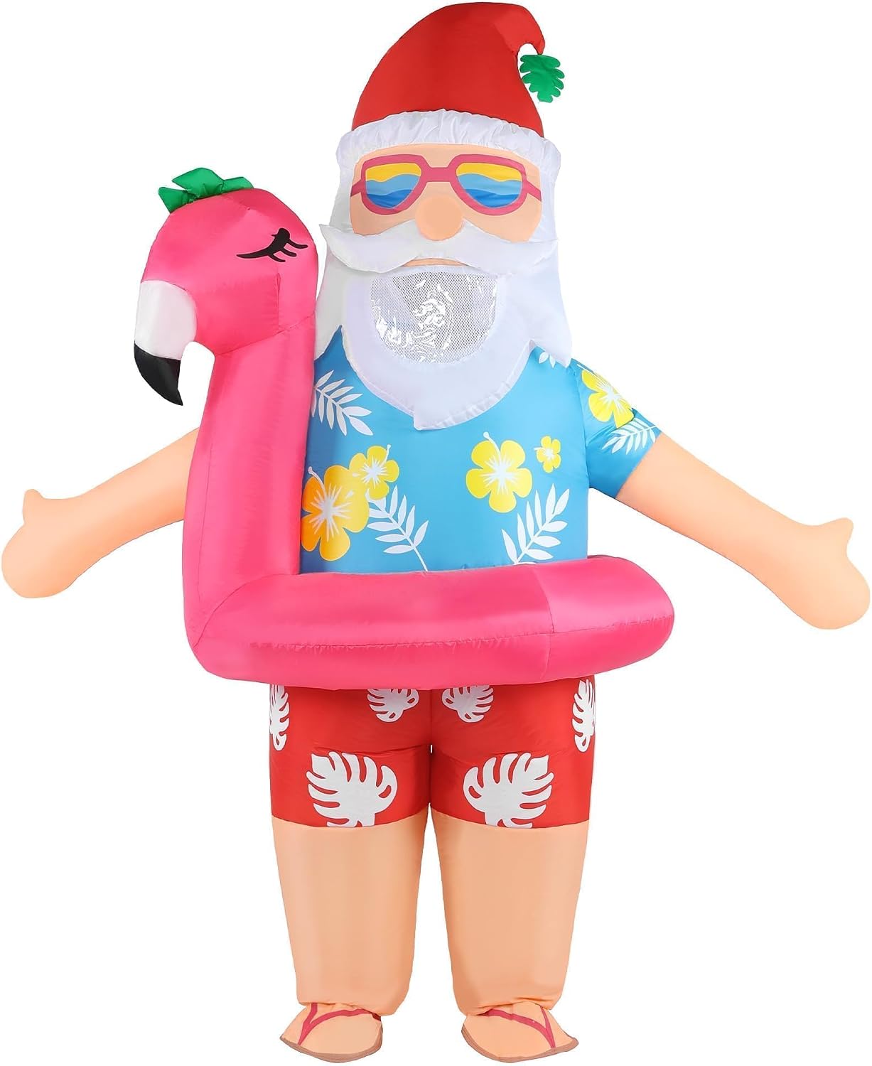 Certified Christmas in July Inflatable Costume — WeirdThingsToBuy weird find