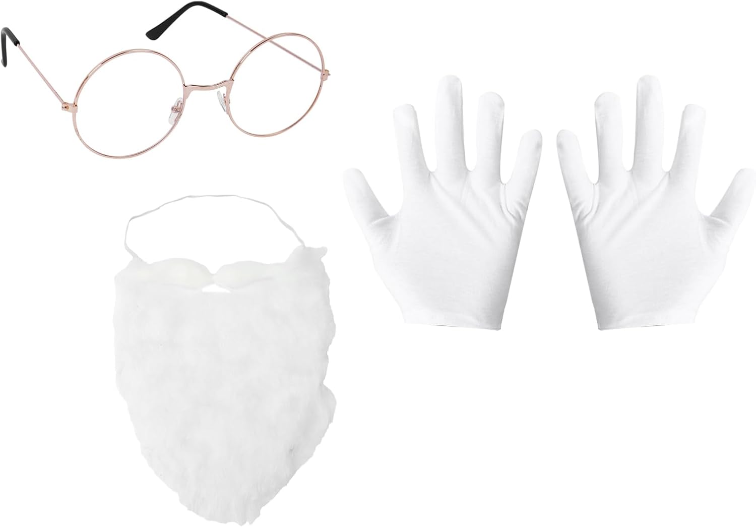 Certified Christmas Santa Hat Fake Beard — WeirdThingsToBuy weird find