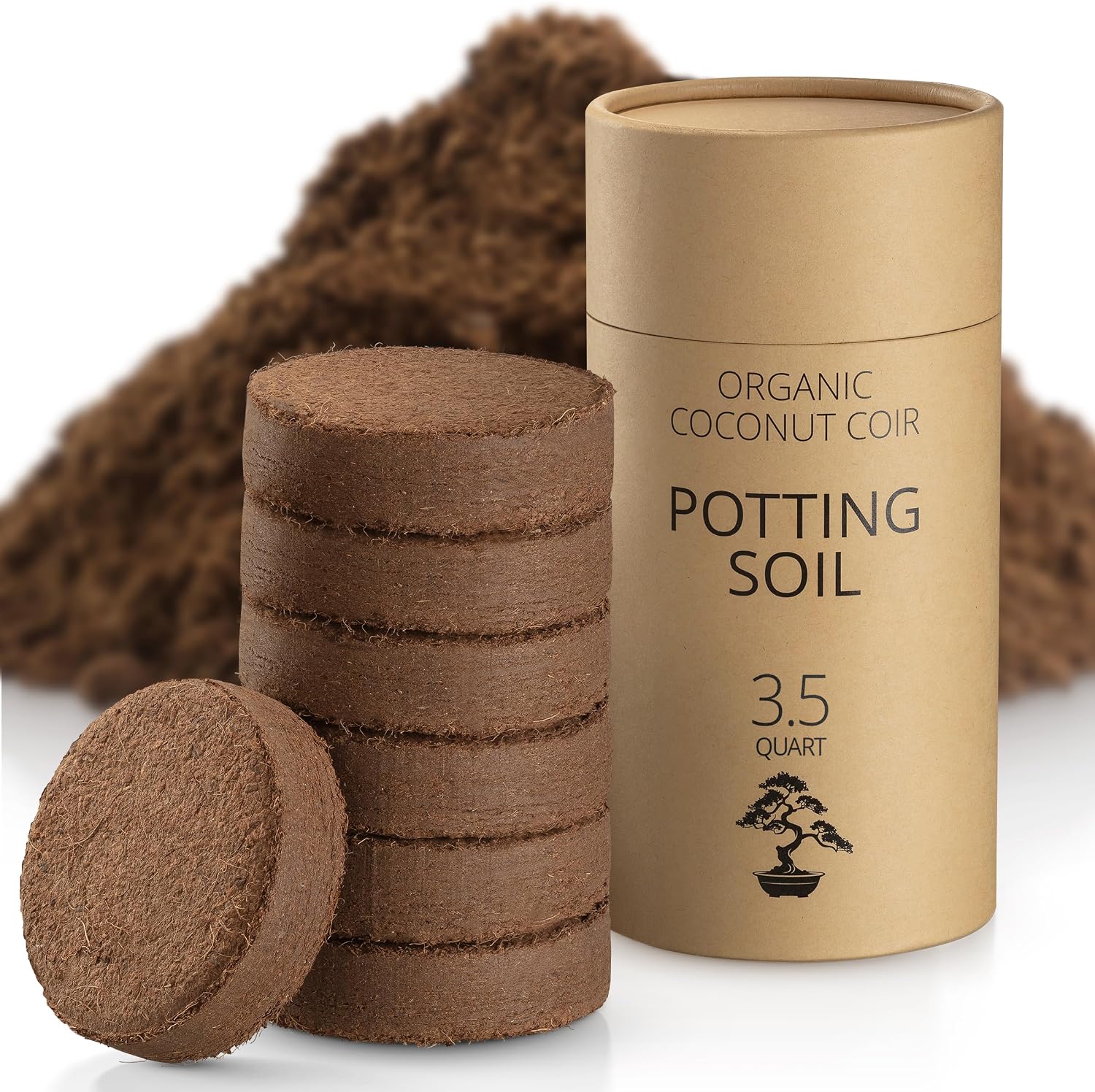 Certified Coconut Coir Potting Soil Indoor — WeirdThingsToBuy weird find