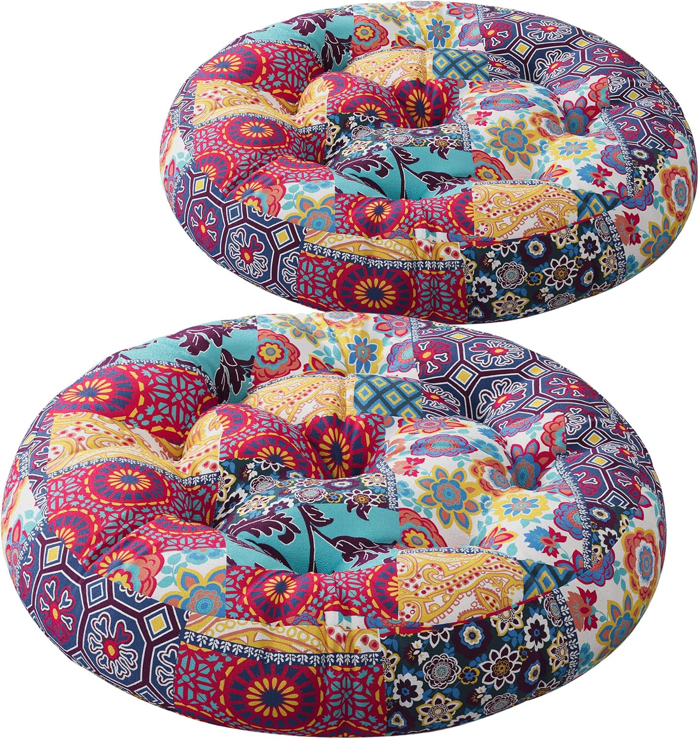 Certified Codi Round Floor Pillows Boho — WeirdThingsToBuy weird find
