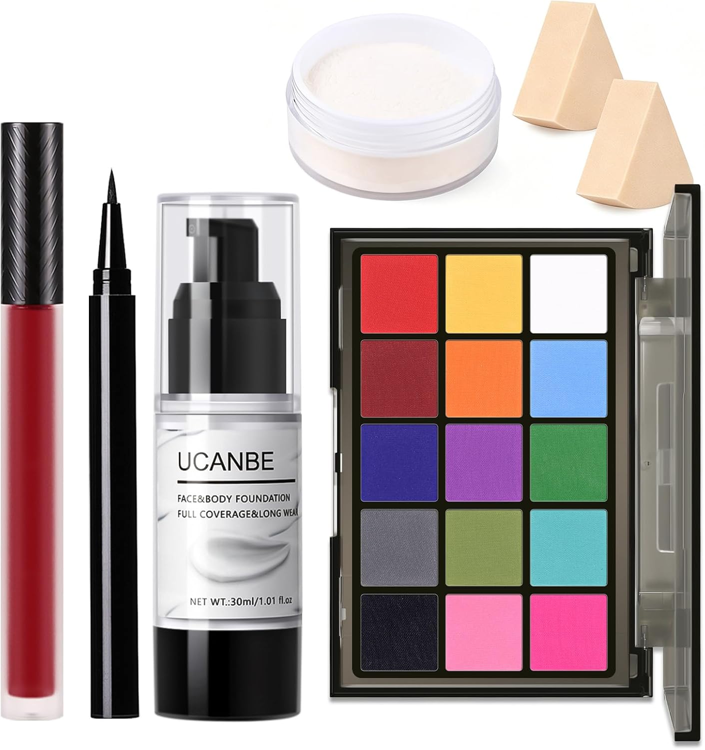 Certified Colorful Halloween Makeup Kit — WeirdThingsToBuy weird find