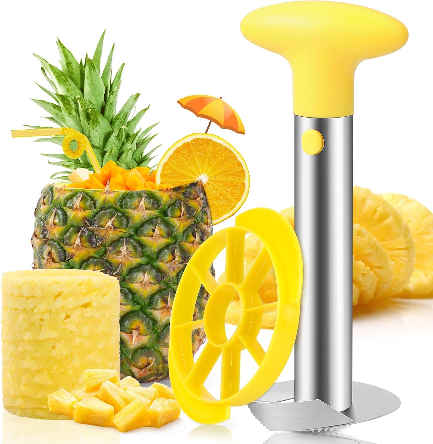 Certified Cunsenr Pineapple Corer & Slicer — WeirdThingsToBuy weird find