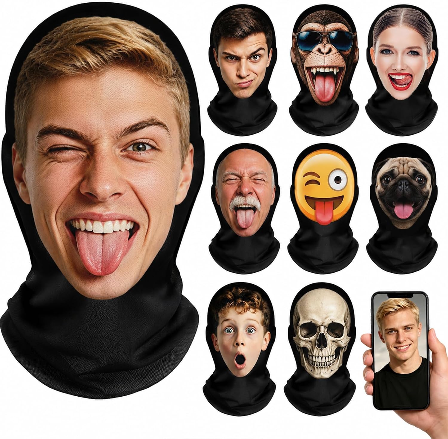 Certified Custom Mask Face Full Personalized — WeirdThingsToBuy weird find