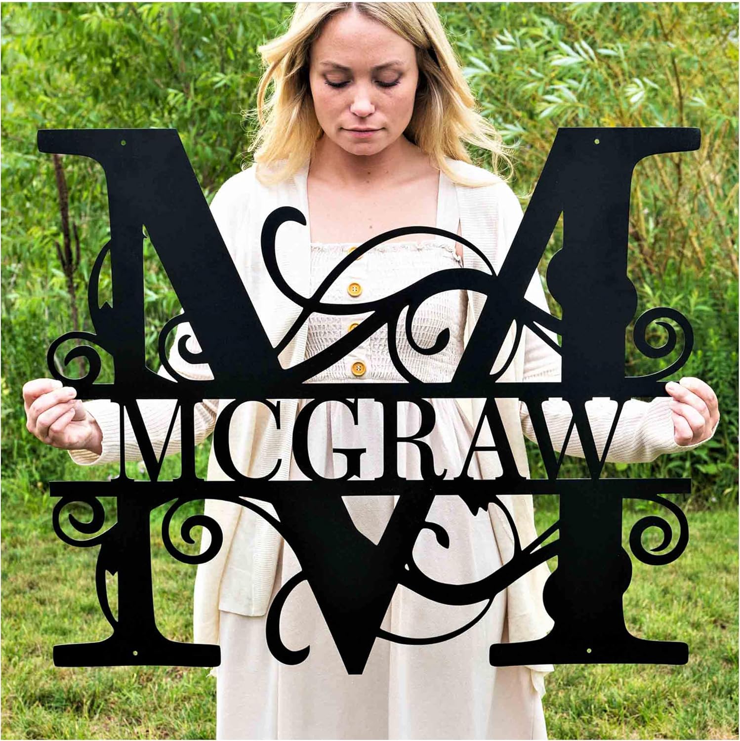 Certified Custom Metal Name Sign — WeirdThingsToBuy weird find