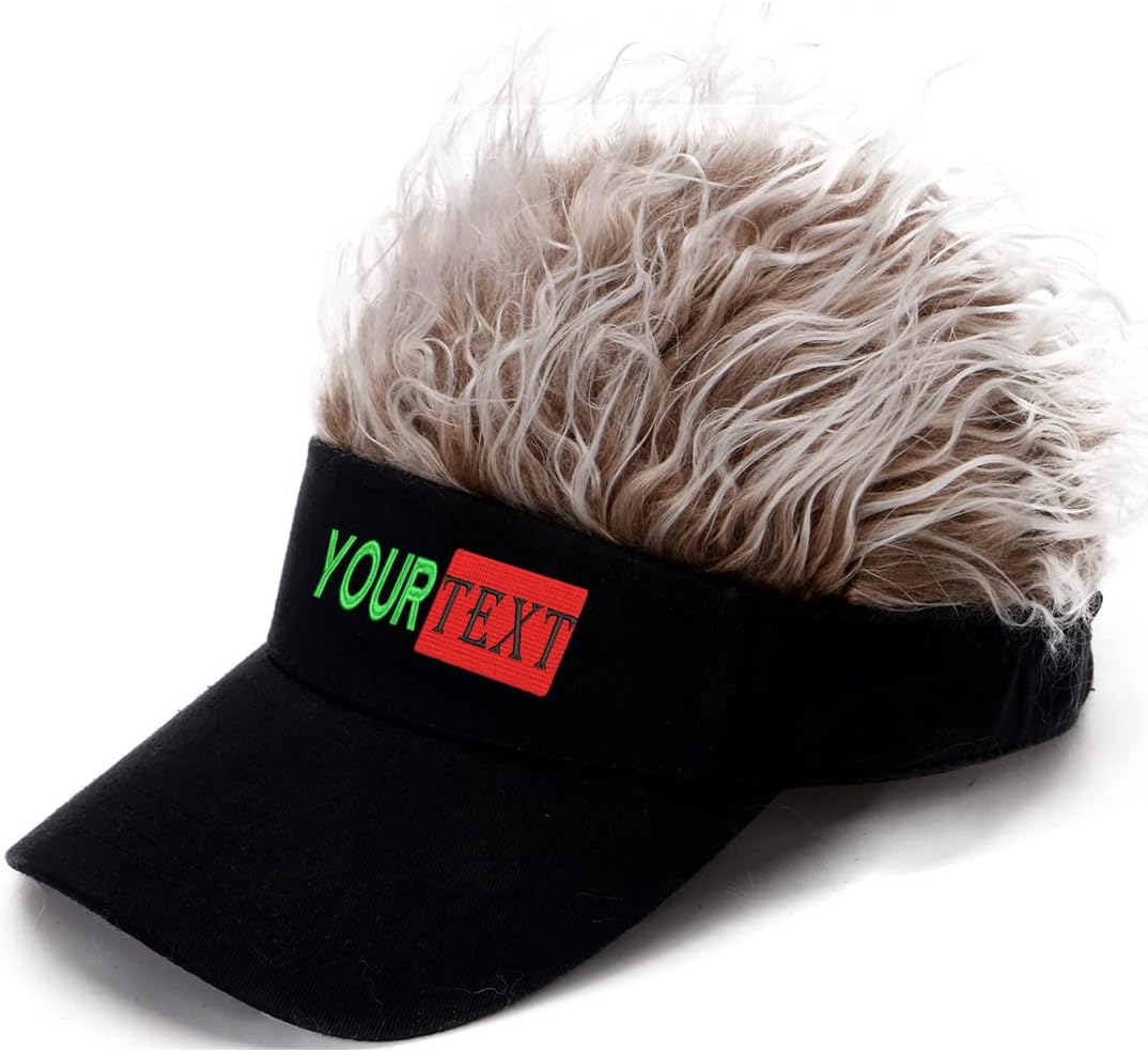 Certified Custom Personalized Embroider Novelty Hair — WeirdThingsToBuy weird find