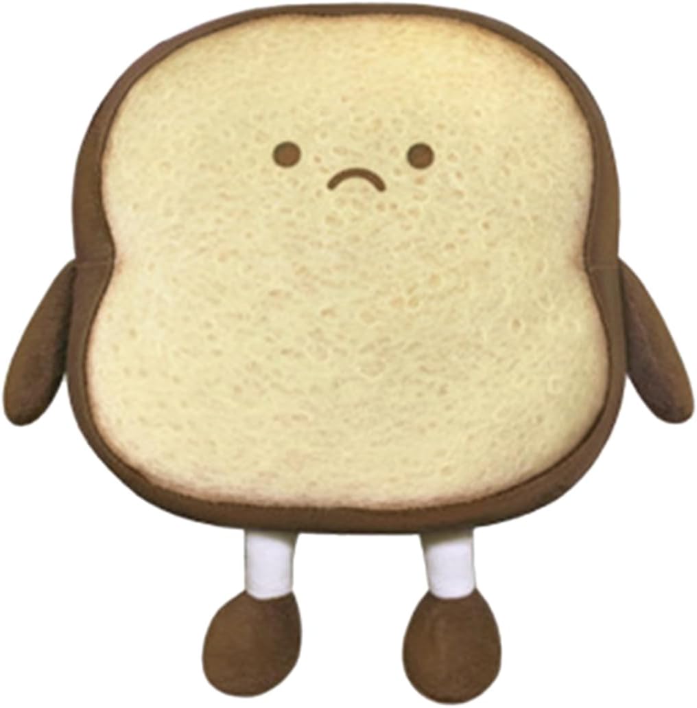 Certified Dentrun Toast Plush Pillow Soft — WeirdThingsToBuy weird find