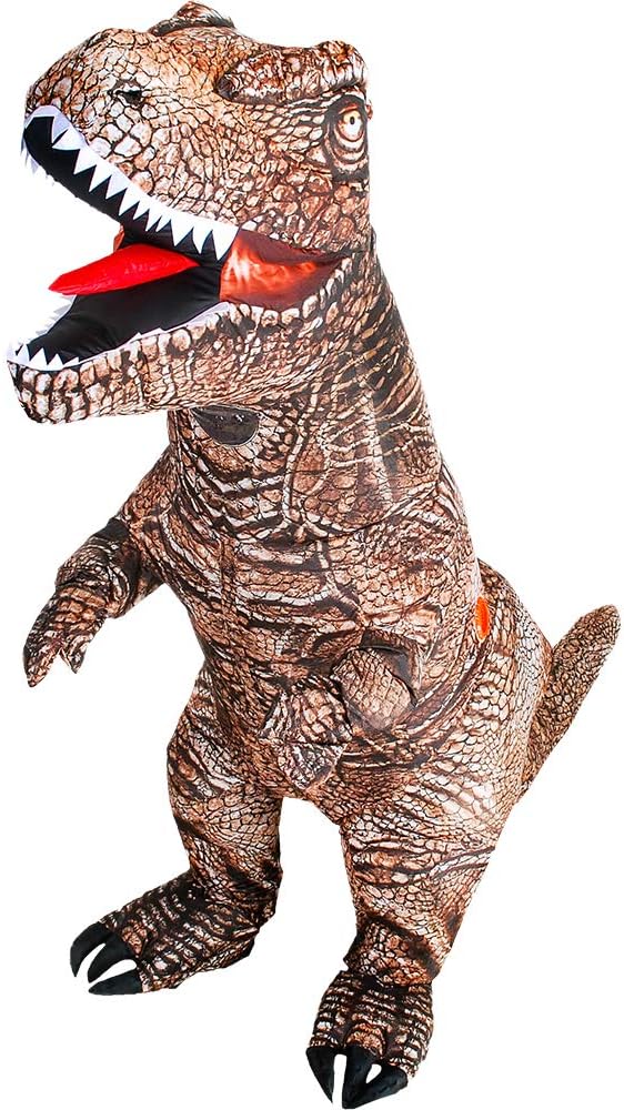 Certified Dinosaur Costume Adult Kids Inflatable — WeirdThingsToBuy weird find