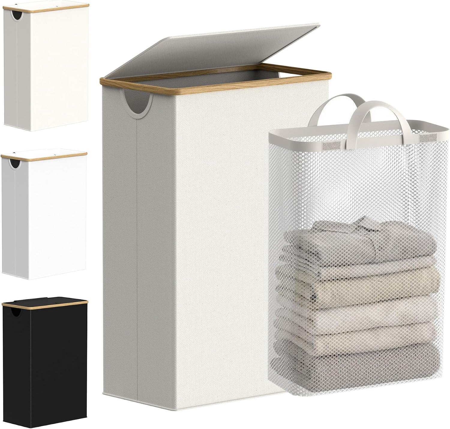 Certified Efluky Slim Laundry Basket Lid — WeirdThingsToBuy weird find