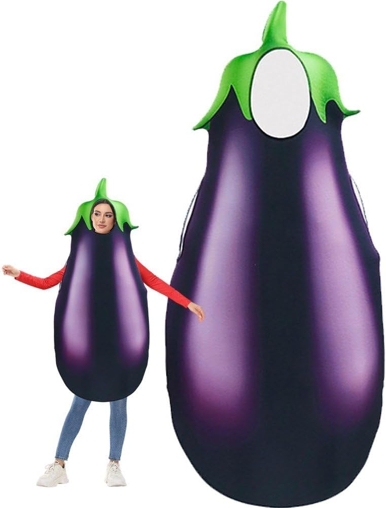 Certified Eggplant Costume Adults Eggplant Fancy — WeirdThingsToBuy weird find