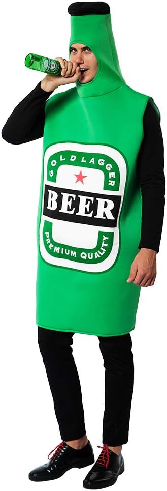 Certified Eraspooky Adult Beer Bottle Costume — WeirdThingsToBuy weird find