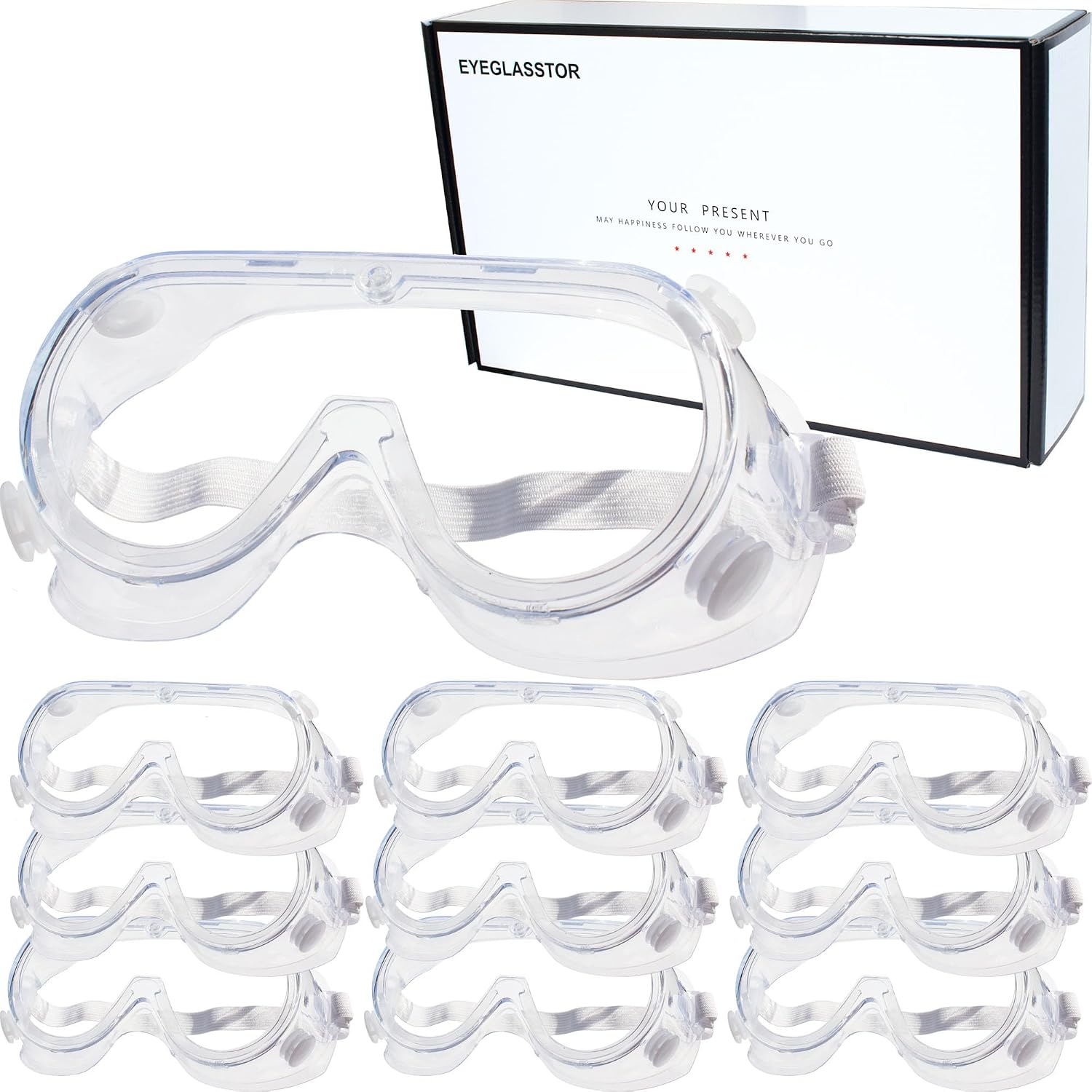 Certified Eyeglasstor 10 Pack Protective Safety — WeirdThingsToBuy weird find