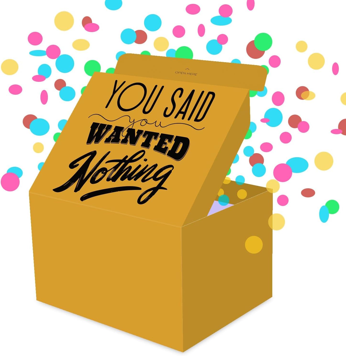 Certified Fettipop Gift Box Exploding Confetti — WeirdThingsToBuy weird find