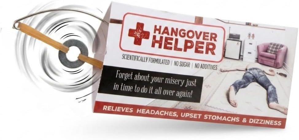 Certified Fun Delivery Hangover Helper Mail — WeirdThingsToBuy weird find