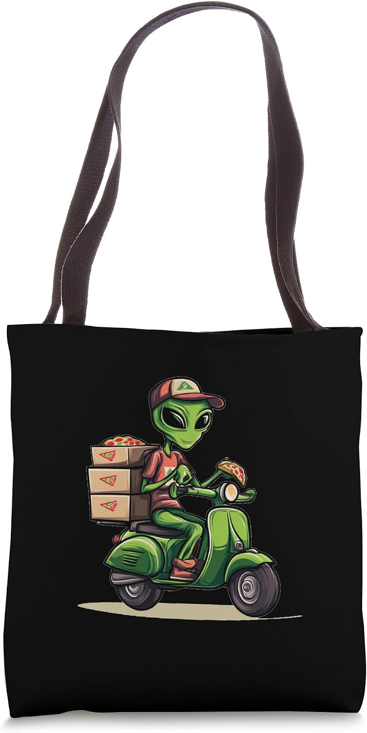 Certified Funny Alien Delivery Costume Pizza — WeirdThingsToBuy weird find