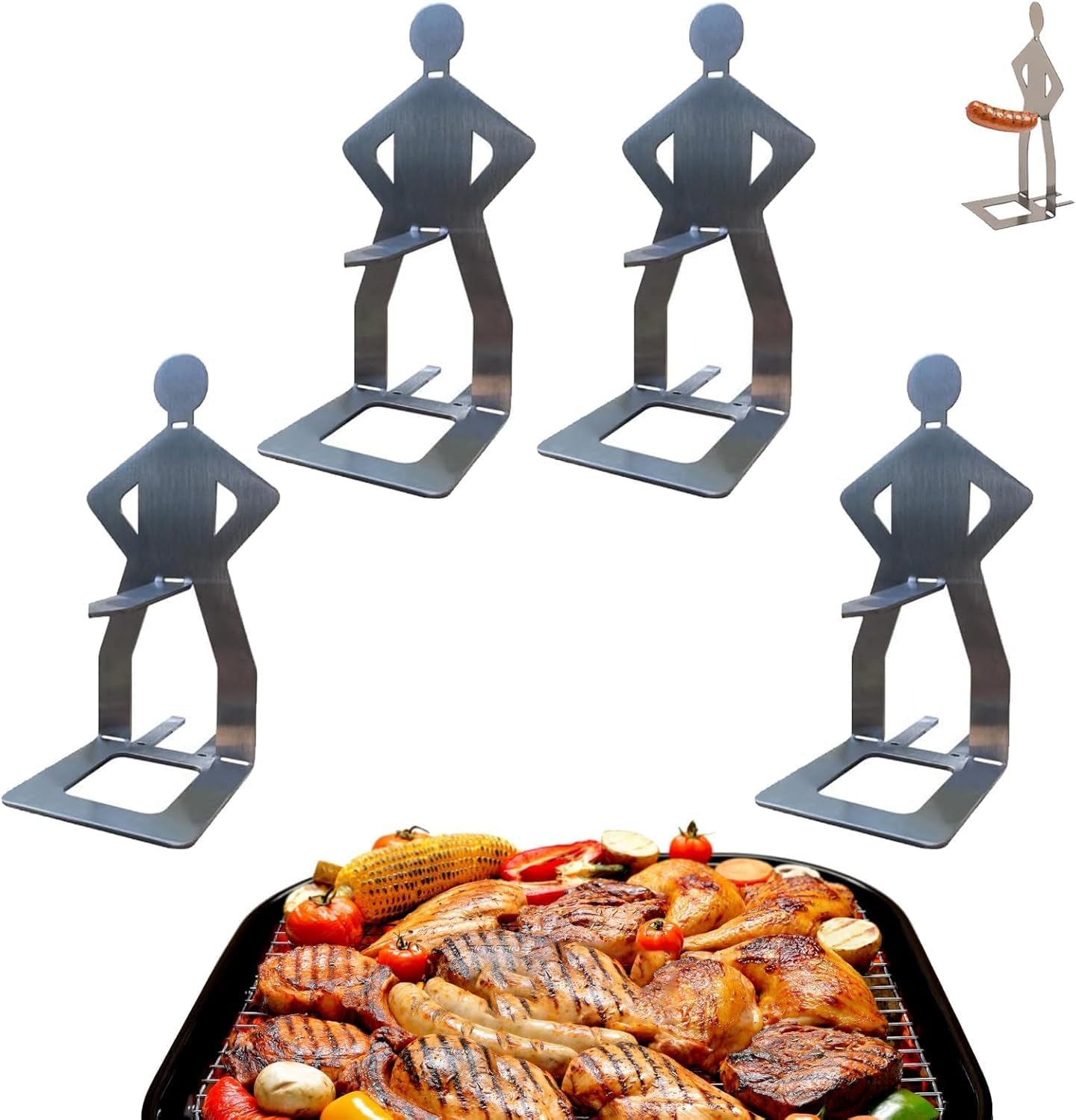 Certified Funny Bbq Man Hot Dog — WeirdThingsToBuy weird find
