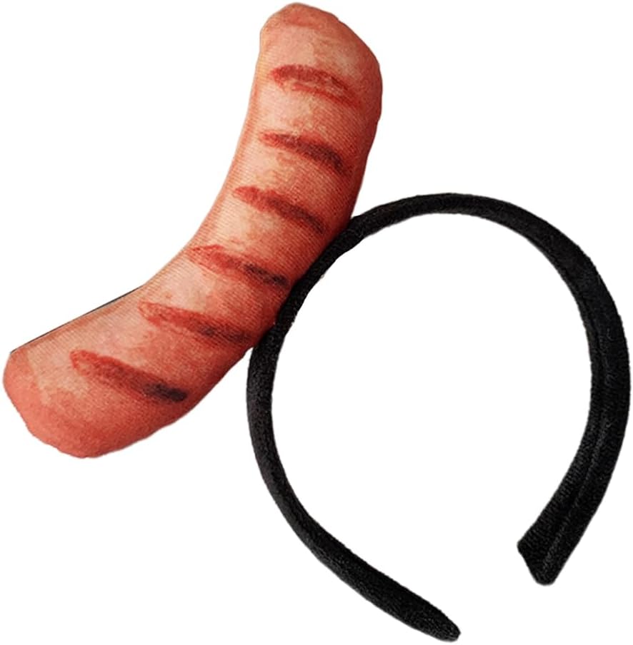 Certified Funny Food Headband Hotdog Headband — WeirdThingsToBuy weird find