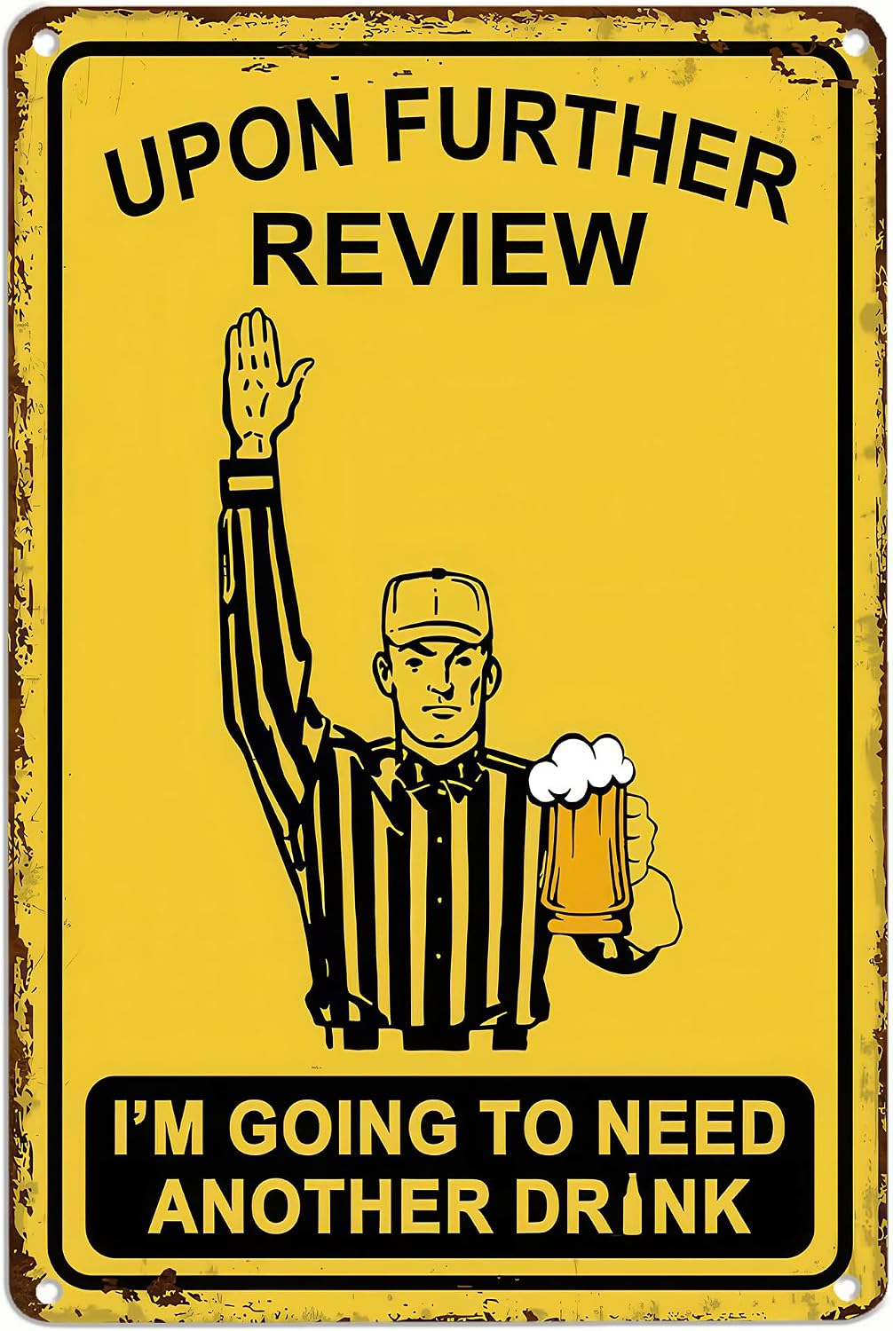 Certified Funny Football Sign Men 8x12 — WeirdThingsToBuy weird find