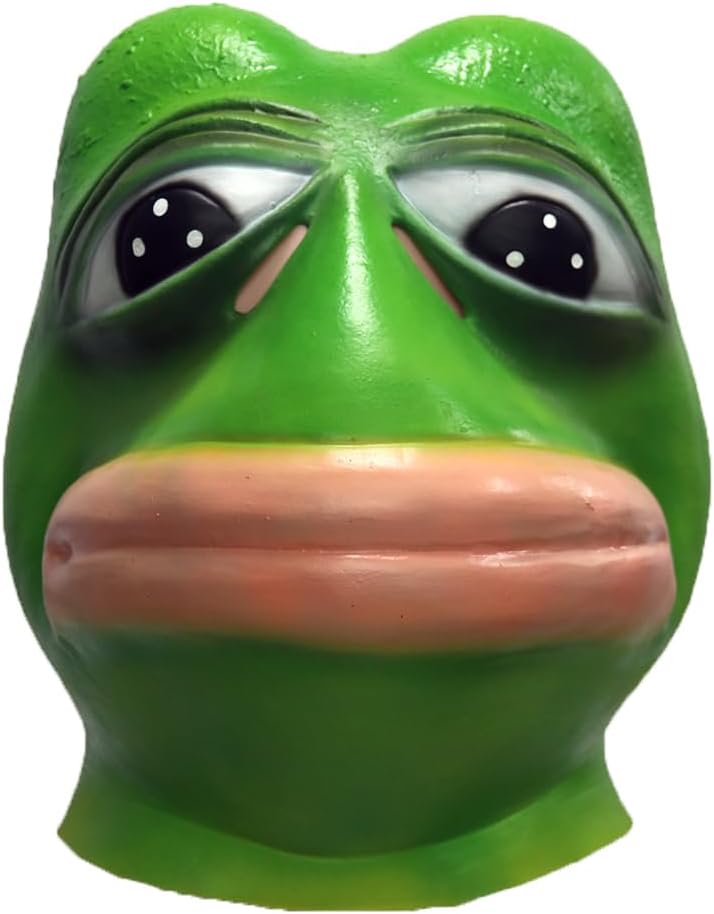 Certified Funny Frog Latex Mask — WeirdThingsToBuy weird find