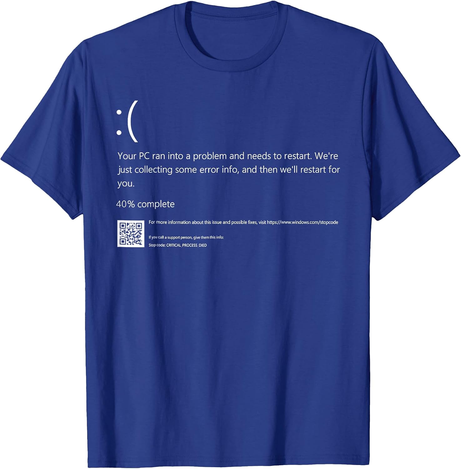 Certified Funny Windows Error Blue Screen — WeirdThingsToBuy weird find