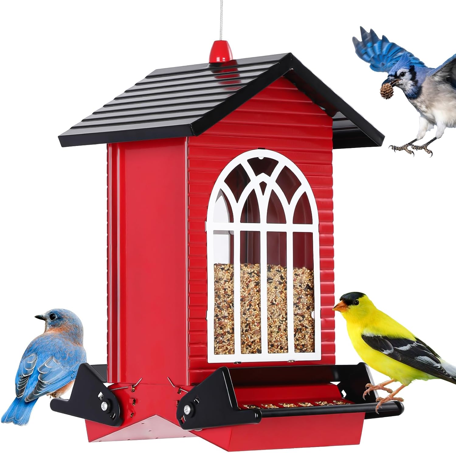 Certified Gbekery Squirrel Proof Bird Feeder — WeirdThingsToBuy weird find