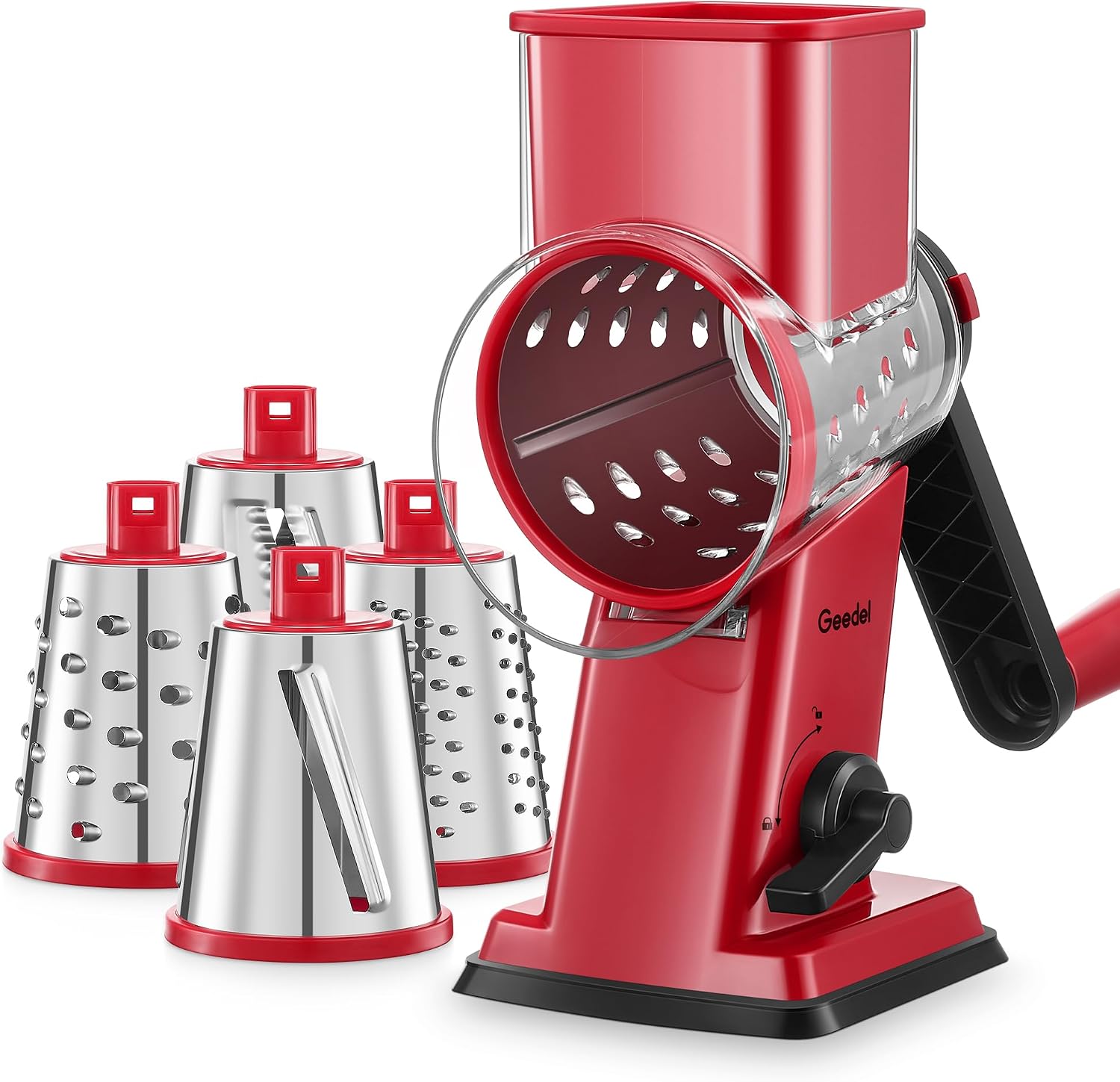 Certified Geedel Upgraded Rotary Cheese Grater — WeirdThingsToBuy weird find