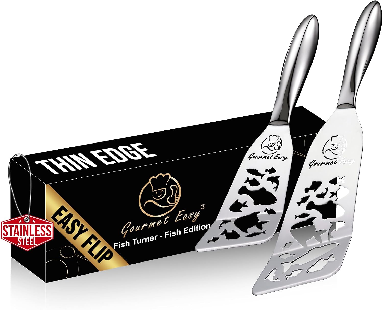 Certified Gourmet Easy Fish Spatula Set — WeirdThingsToBuy weird find
