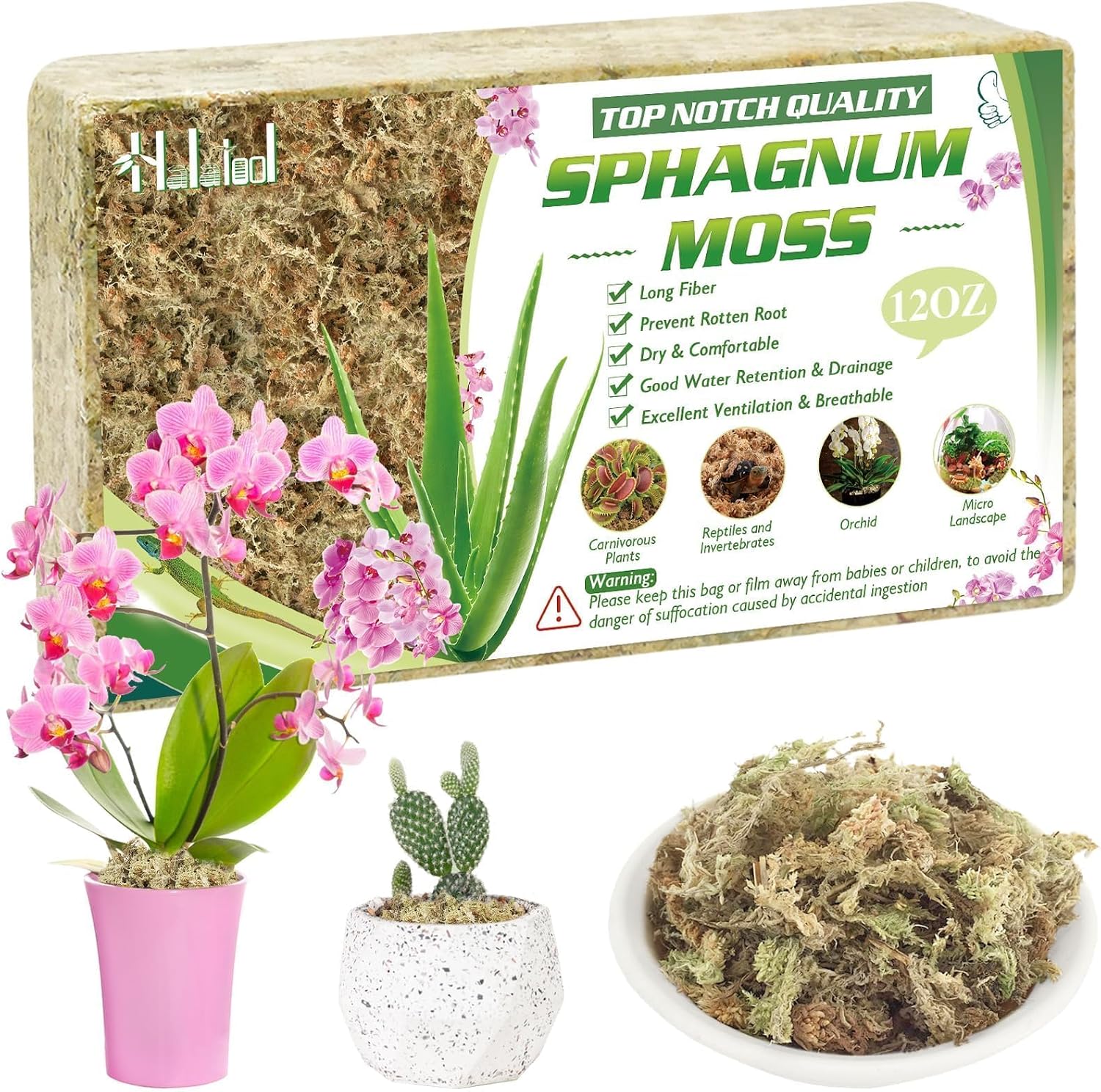 Certified Halatool 12 oz Sphagnum Moss — WeirdThingsToBuy weird find