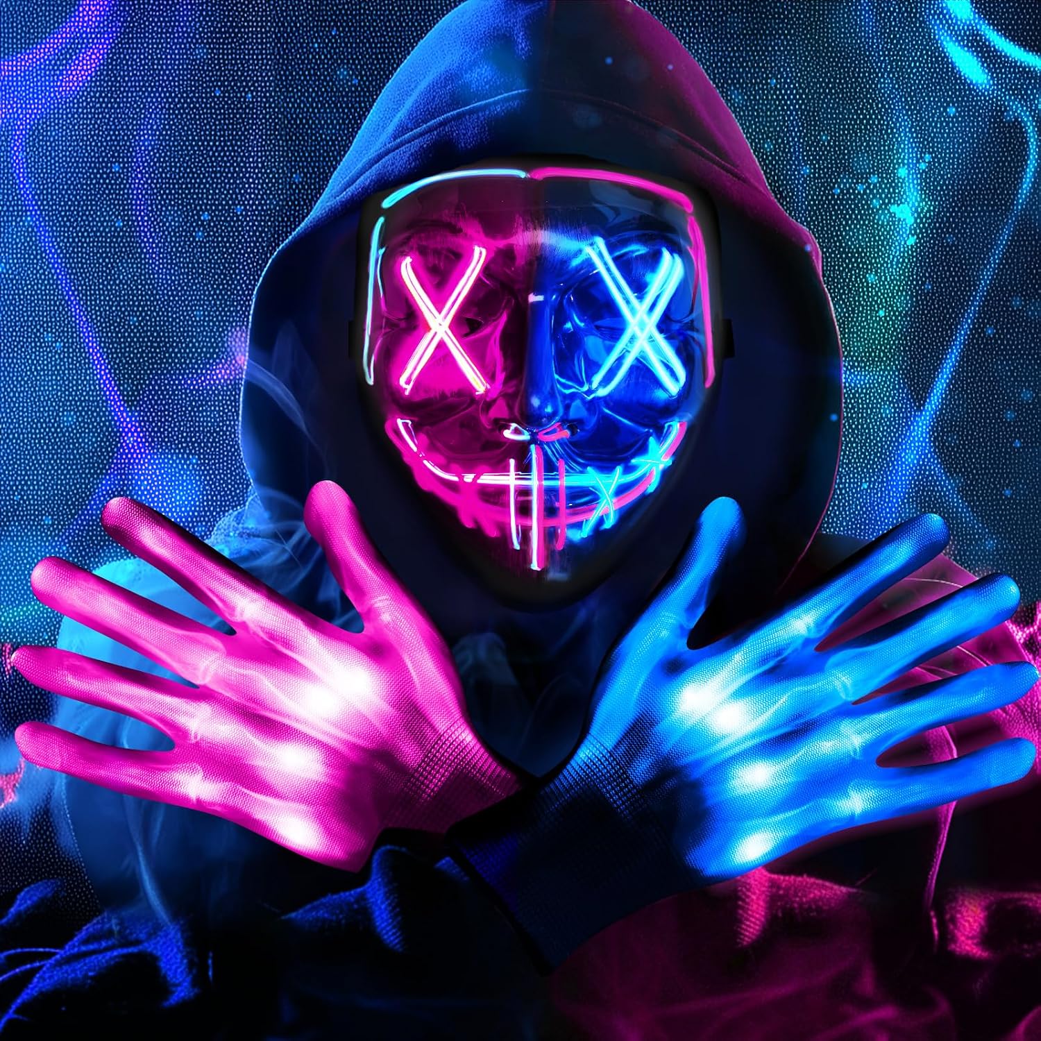 Certified Halloween Led Light up Mask — WeirdThingsToBuy weird find