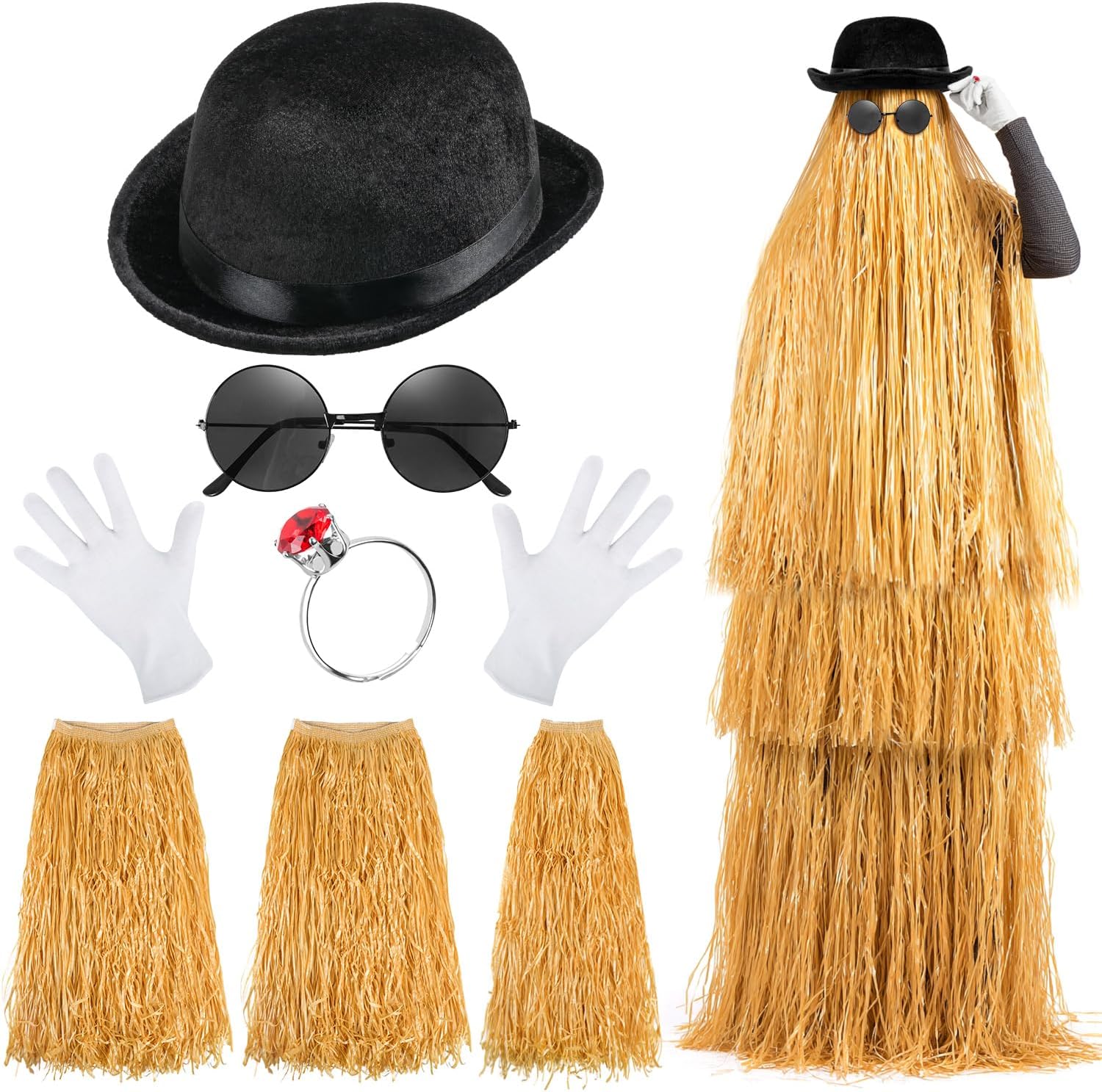 Certified Halloween Long Hair Costume Set — WeirdThingsToBuy weird find