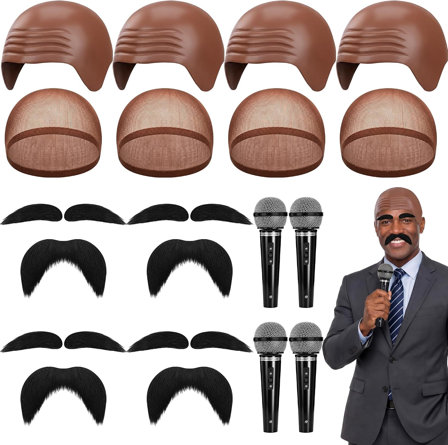 Certified Halloween Speaker Costume Bald Cap — WeirdThingsToBuy weird find