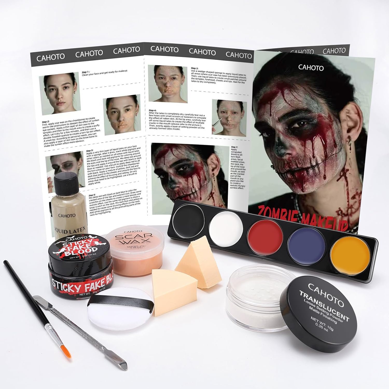 Certified Halloween Zombie Face Body Paint — WeirdThingsToBuy weird find