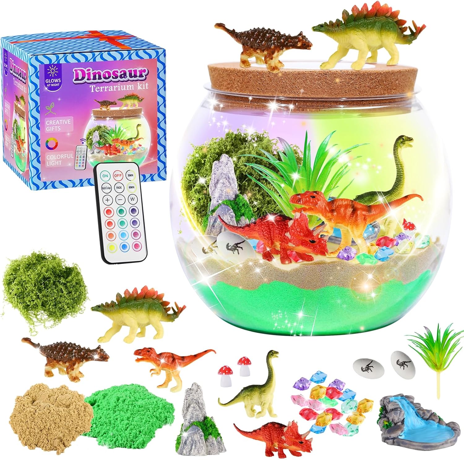 Certified Hannstar Dinosaur Terrarium Kit Kids — WeirdThingsToBuy weird find
